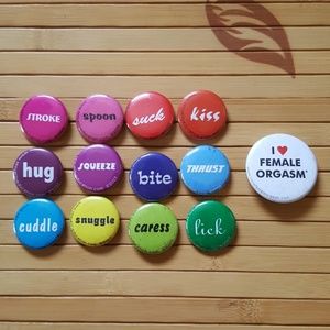 Button Pins (13 Pcs.)
